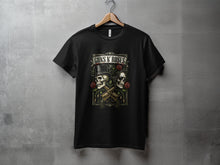 Load image into Gallery viewer, Guns N Roses Skull Graphic Design T-shirt