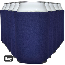 Load image into Gallery viewer, Navy blank can cooler – color reference