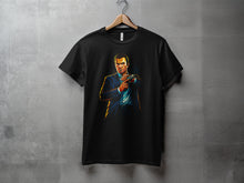 Load image into Gallery viewer, Stylish Black T-Shirt with Cool Graphic Design Product