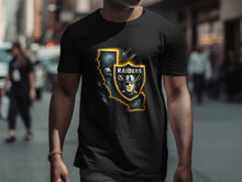 Load image into Gallery viewer, California Raiders Fan Artwork T-Shirt Product