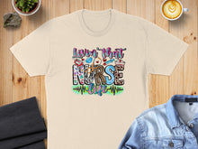 Load image into Gallery viewer, "Lovin' that Nurse Life" text with stethoscope, syringe, and heart EKG graphic.