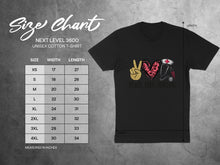 Load image into Gallery viewer, Peace Love Nursing Heart Stethoscope Cap T-Shirt