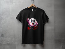 Load image into Gallery viewer, Angry Kirby Graphic Print Black T-Shirt
