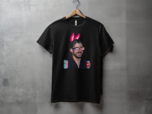 Load image into Gallery viewer, Super Bowl Bad Bunny Pink Bunny Ears T-Shirt