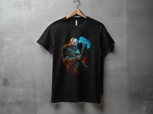 Load image into Gallery viewer, Fierce Axe-Wielding Warrior Graphic T-Shirt