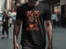 Load image into Gallery viewer, AC DC Hells Bells Graphic Tee Shirt Vintage Style
