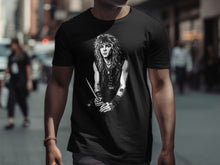 Load image into Gallery viewer, Iconic Rock Star Graphic Black T-Shirt Product