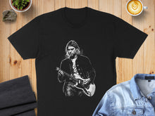 Load image into Gallery viewer, Iconic Musician Graphic Black T-Shirt Product