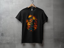 Load image into Gallery viewer, Fantasy Mage and Phoenix Graphic T-Shirt