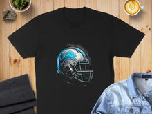 Load image into Gallery viewer, Detroit Lions Football Helmet Graphic T-shirt