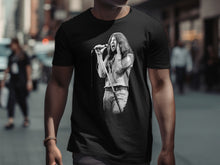 Load image into Gallery viewer, Vintage Singer Portrait Black Graphic T-shirt