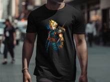 Load image into Gallery viewer, Cloud Strife Graphic Print Black T-shirt Product