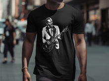 Load image into Gallery viewer, Classic Music Icon Playing Guitar Graphic Tee