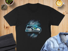 Load image into Gallery viewer, Bold Seahawks Logo Graphic Design T-shirt Product