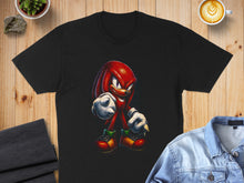 Load image into Gallery viewer, Bold Knuckles Graphic Black T-Shirt for Everyday Wear