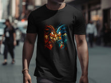 Load image into Gallery viewer, Fiery and Ice Sonic The Hedgehog Themed Tee