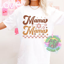 Load image into Gallery viewer, Retro Checkered Mama Ready to Press DTF Transfer, Mama DTF Transfers, Ready to Press Transfers D0004