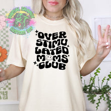 Load image into Gallery viewer, Retro Overstimulated Mama Club Ready to Press DTF Transfer, Mama DTF Transfers, Ready to Press Transfers D0007