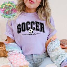 Load image into Gallery viewer, Soccer Mama Retro DTF Transfer | Mama DTF Transfer | Soccer DTF Transfer | Ready to Press Transfer D0016