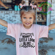 Load image into Gallery viewer, Mommy's Little Look Alike Skeleton Checkered DTF Transfer | Kids DTF Transfer | Mini DTF Transfer | Ready to Press Transfer D0023