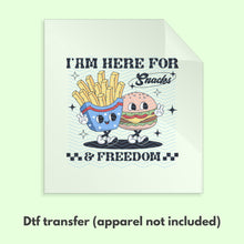 Load image into Gallery viewer, Retro Character 4th of July DTF Transfer Ready to Press DTF Transfer Patriotic Retro dtf apparel transfer D0031