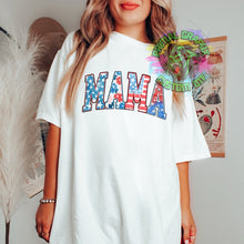 Load image into Gallery viewer, American Mama Fourth of July DTF Transfers, American Mama DTF Transfer, 4th of July Mama DTF D0034