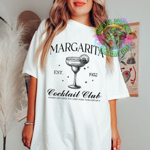 Load image into Gallery viewer, Ready to Press Margarita Aesthetic DTF Transfer Cocktails Vintage DTF Apparel Transfers Direct to Film Transfers Aesthetic D0038