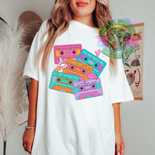 Load image into Gallery viewer, Ready to Press Women Country Singer Mix Tape Retro DTF Transfer Southern Country Music DTF Transfer Apparel Transfer D0043