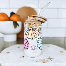 Load image into Gallery viewer, Seashells 16oz UVDTF Cup Wrap *Physical Transfer* UV DTF Transfers, Summer Cup Wrap Transfers, Ready to Ship uvdtf 0005