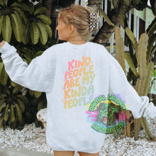Load image into Gallery viewer, Ready to Press Kind People Are My Kind of People DTF Transfer Retro Aesthetic Trendy DTF Transfer Apparel Transfer Tshirt Transfer D0047