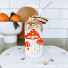 Load image into Gallery viewer, Mushrooms 16oz UVDTF Cup Wrap, UV DTF Transfers, Boho Cup Wrap Transfers, Ready to Ship uvdtf 0006