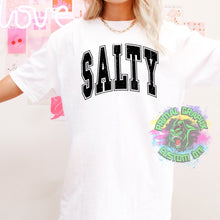 Load image into Gallery viewer, Ready to Press Retro Varsity Summer Salty DTF Transfer, Summer DTF Transfers, Retro Summer Apparel Transfers D0009