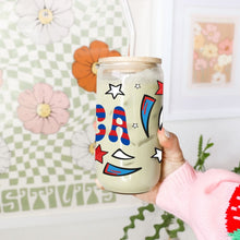 Load image into Gallery viewer, 4th of July 16oz UVDTF Cup Wrap, Patriotic UV DTF Transfers, Cup Wrap Transfers, Ready to Ship uvdtf 0013
