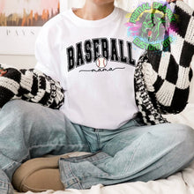 Load image into Gallery viewer, Baseball Mama Retro DTF Transfer | Mama DTF Transfer | Baseball DTF Transfer | Ready to Press Transfer D0015