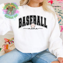 Load image into Gallery viewer, Baseball Mama Retro DTF Transfer | Mama DTF Transfer | Baseball DTF Transfer | Ready to Press Transfer D0015