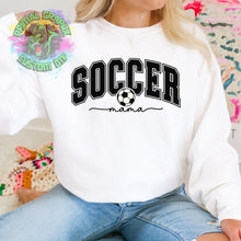 Load image into Gallery viewer, Soccer Mama Retro DTF Transfer | Mama DTF Transfer | Soccer DTF Transfer | Ready to Press Transfer D0016