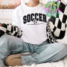 Load image into Gallery viewer, Soccer Mama Retro DTF Transfer | Mama DTF Transfer | Soccer DTF Transfer | Ready to Press Transfer D0016