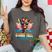 Load image into Gallery viewer, Stand Tall Giraffe Positivity Retro Groovy DTF Transfer Retro Aesthetic Trendy DTF Transfer Apparel Transfer D0093