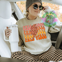 Load image into Gallery viewer, Fall Vibes Lightening Bolt Cheetah DTF Transfer Fall DTF Transfer Retro Groovy Fall Ready to Press Transfer D0094