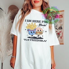 Load image into Gallery viewer, Retro Character 4th of July DTF Transfer Ready to Press DTF Transfer Patriotic Retro dtf apparel transfer D0031