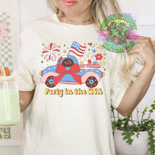 Load image into Gallery viewer, Coquette 4th of July DTF Transfer Ready to Press DTF Transfer America Retro 4th of July Tshirt Transfer D0035