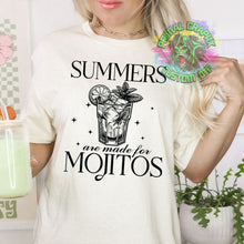 Load image into Gallery viewer, Ready to Press Mojitos Aesthetic DTF Transfer Cocktails Vintage DTF Apparel Transfers Direct to Film Transfers Summer D0040
