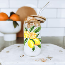 Load image into Gallery viewer, Lemons 16oz UVDTF Cup Wrap *Physical Transfer* UV DTF Transfers, Summer Cup Wrap Transfers, Ready to Ship uvdtf 0023