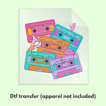 Load image into Gallery viewer, Ready to Press Women Country Singer Mix Tape Retro DTF Transfer Southern Country Music DTF Transfer Apparel Transfer D0043