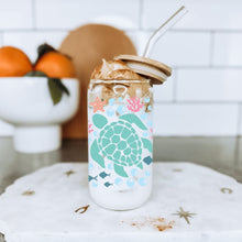 Load image into Gallery viewer, Turtle Summer 16oz UVDTF Cup Wrap *Physical Transfer* UV DTF Transfers, Summer Cup Wrap Transfers, Ready to Ship uvdtf 0022