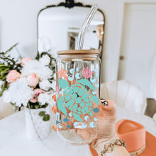 Load image into Gallery viewer, Turtle Summer 16oz UVDTF Cup Wrap *Physical Transfer* UV DTF Transfers, Summer Cup Wrap Transfers, Ready to Ship uvdtf 0022