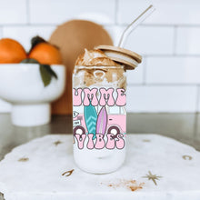 Load image into Gallery viewer, Summer Vibes Checkered Retro 16oz UVDTF Cup Wrap *Physical Transfer* UV DTF Transfers, Summer Cup Wrap Transfers, Ready to Ship uvdtf 0021