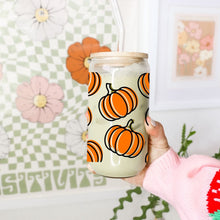 Load image into Gallery viewer, Pumpkin Fall 16oz UVDTF Cup Wrap *Physical Transfer* UV DTF Transfers, Fall Cup Wrap Transfers, Ready to Ship uvdtf 0026