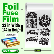 Load image into Gallery viewer, FOIL FUSE FILM 22" X 144"