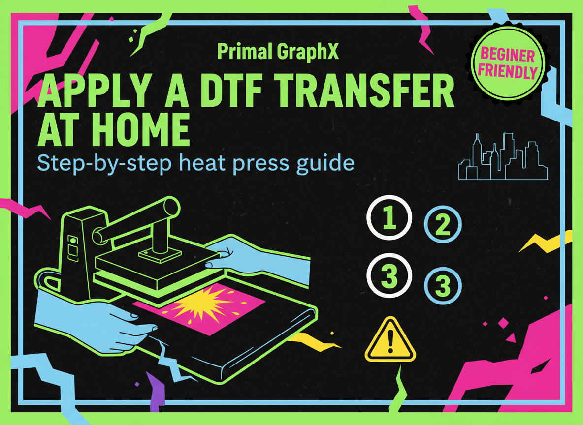 How Do I Apply a DTF Transfer at Home? (Step-by-Step Heat Press Guide ...